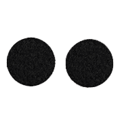 2 Velcro pads for speakers